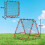 Homcom HOMCOM Rebounder Net Football Target Goal with Adjustable Angles, Red 3