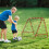 Homcom HOMCOM Rebounder Net Football Target Goal with Adjustable Angles, Red 9