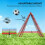 Homcom HOMCOM Rebounder Net Football Target Goal with Adjustable Angles, Red 4