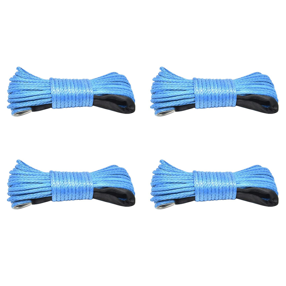 7700Lbs Electric Winch Rope Nylon Rope 6Mmx15m Car Trailer Rope 4712509979935