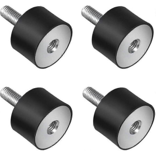 (20*15 M6*18) 4x silent block rubber buffer M6 M8 vibration damper threaded metal bumpers,__e0.1820