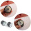 (30*20 M8*23) 4x silent block rubber buffer M6 M8 vibration damper threaded metal bumpers,__e0.1820 5