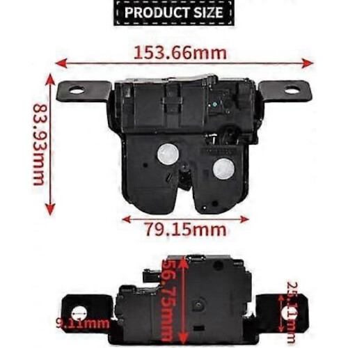 Accessories Tailgate lock Reference Part Number: 51247248075, 7248075 2