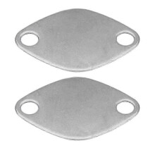 2Pcs EGR Valve Blanking Block Plate Kit for Espace Master Trafic Movano EGR Valve Plate,__f0.2151