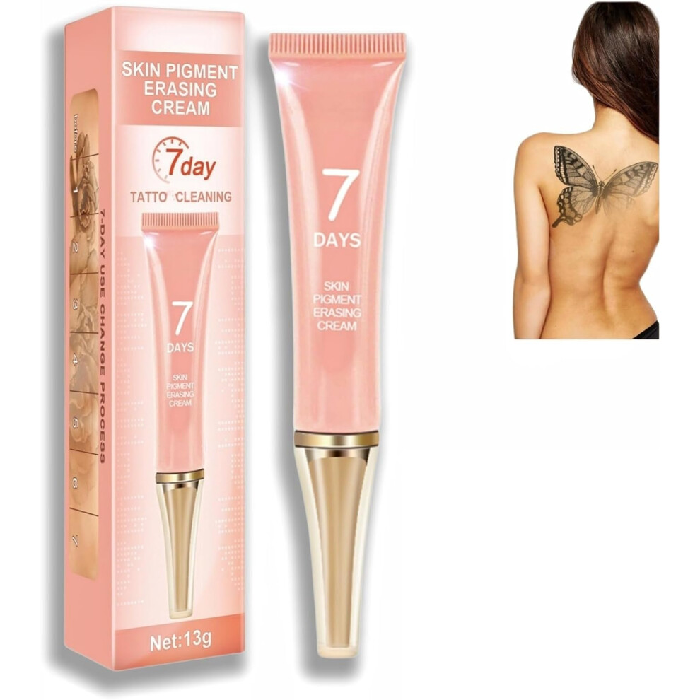 Gogerstar Cream 7 Days Tatto Removal ,Fast And Effective Tatto Remover,Permanent Tatto Cleaner,Removes Tattos Permanently,Tattos Remover Gel Fading Away Tool