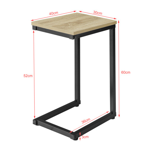 SoBuy FBT44-N τραπέζι καφέ 40x40cm 2