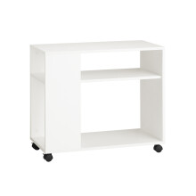 SoBuy bord på hjul - Lavt kabinet FBT34-W
