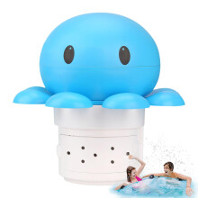 Swimming pool chlorine floater  chlorine dispenser for pools  upper vacuum design