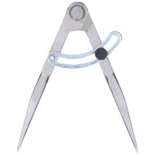 Pencil Marking Compass, Carbon Steel Compass for Drawing Circles, Carpentry (153 mm)
