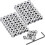 100 Pieces Pin Keepers Pin Locks Pin Backs Locking Clasp with Wrench, 6 X 5 Mm 1