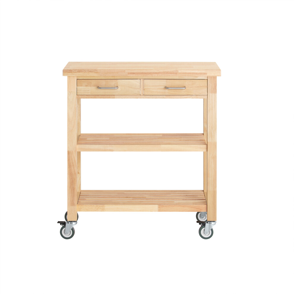 Sobuy Carro Cocina Con 2 Cajones Y 2 Estantes-image