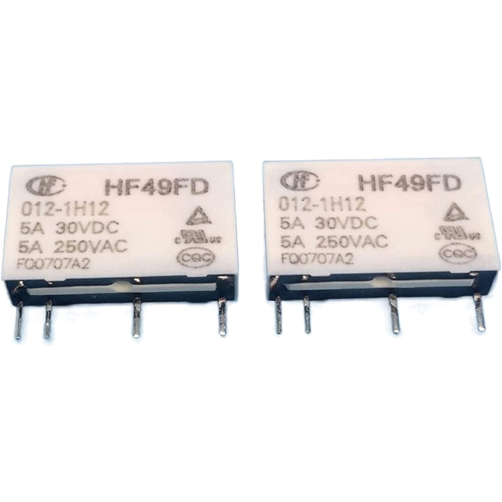 Relay 10Pcs Hf49fd0121h12 Hf49fd 0121H12 Dc12v 5A 4Pin Can Replace Jzc49fa0121h1 Exchange Of The Relay 6276012037653