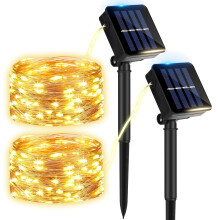 Solar Fairy Lights Outdoor 12m 120 LED 8 Modes for Garden, Balcony, Parties