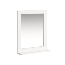 SoBuy FRG129-W Badkamerspiegel met plank - Wit