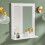 SoBuy Espelho de Parede com Prateleira FRG129-W 7