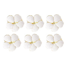 6 Pcs Flower Napkin Le Napkin Ring Napkin Ring, for Wedding, Festival, Banquet,