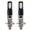 2x H1 6000k 6000lm Drl Led Kit High-beam 1