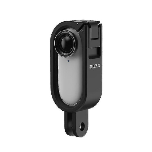(Black) Protective Frame Mount Adapter Bracket Adjustable Camera Base For Insta360 Go2 1