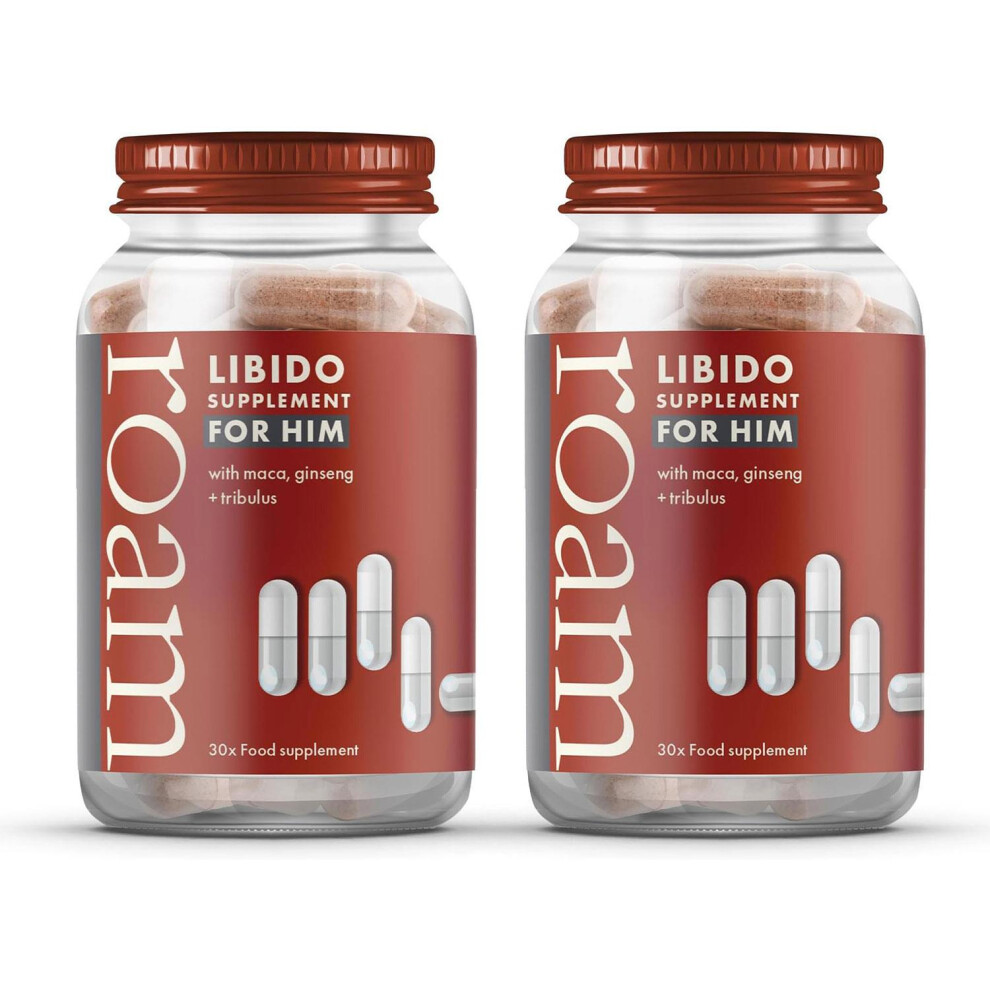 Roam (Pack Of 2) Libido For Him Libm30 Performance Supplement