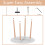 Vida Designs (White, 4 Seater) Batley Round Wooden Dining Table - Kitchen/Home 6