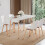 Vida Designs (White, 4 Seater) Batley Wood Dining Table - Square or Rectangle 3
