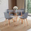 Vida Designs (Grey, 2 Seater) Batley Wood Dining Table - Square or Rectangle 3