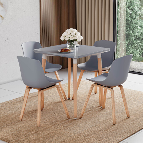 Vida Designs (Grey, 2 Seater) Batley Wood Dining Table - Square or Rectangle 2
