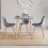 Vida Designs (Grey, 2 Seater) Batley Wood Dining Table - Square or Rectangle 4