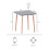 Vida Designs (Grey, 2 Seater) Batley Wood Dining Table - Square or Rectangle 8