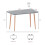 Vida Designs (Grey, 4 Seater) Batley Wood Dining Table - Square or Rectangle 8