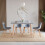 Vida Designs (Grey, 4 Seater) Batley Wood Dining Table - Square or Rectangle 4