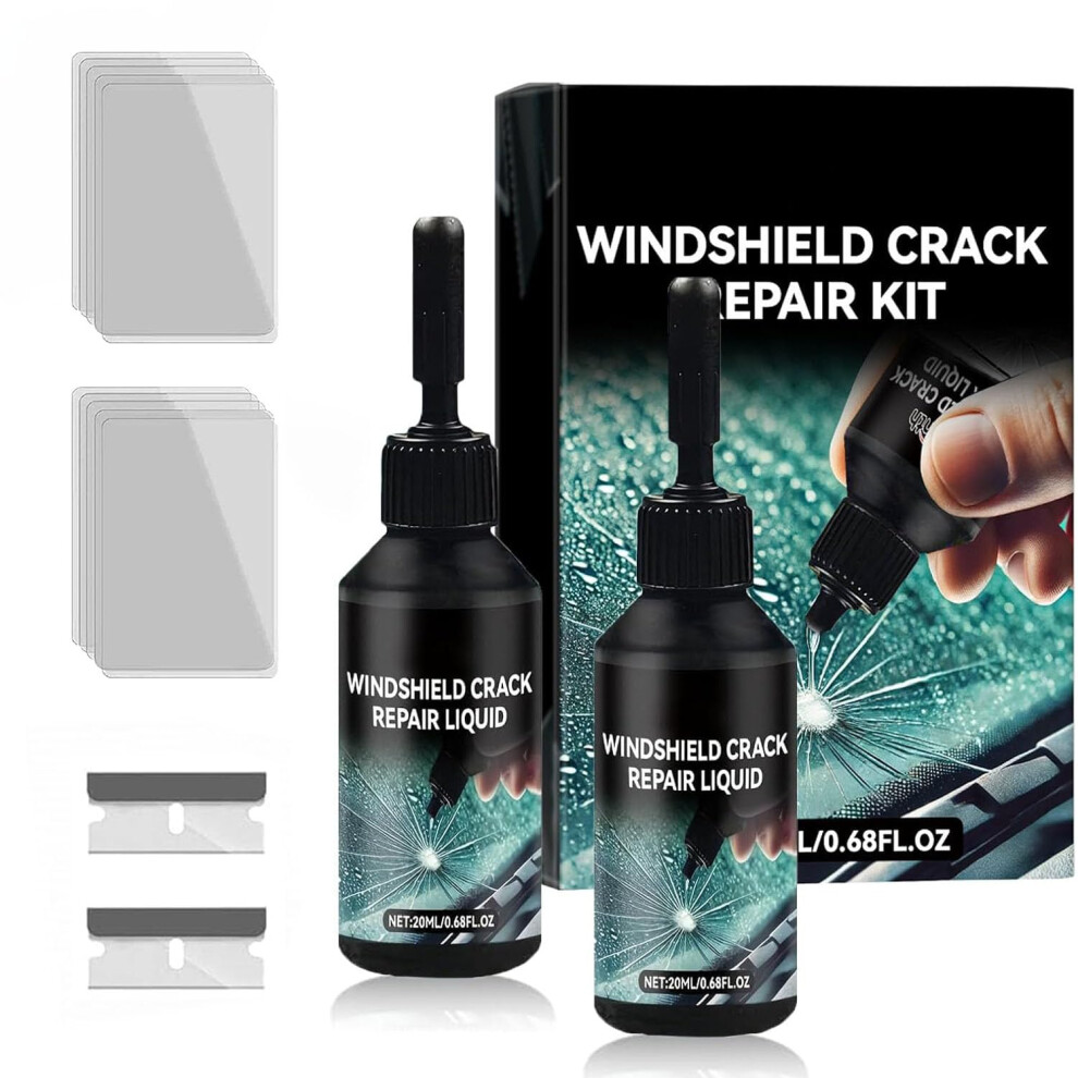Stone Chip Repair Kit Windscreen, 2 Pieces Repair Kit, Crack Repair Formula Refï¼Xef 6276012039565