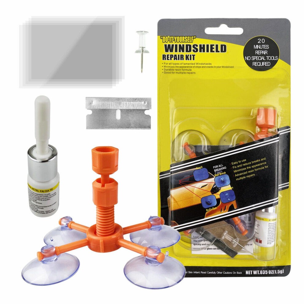 Stone Chip Repair Kit, Universal Windscreen Repair Kit For Cracks, Holes Refï¼Uvk 6276012039572