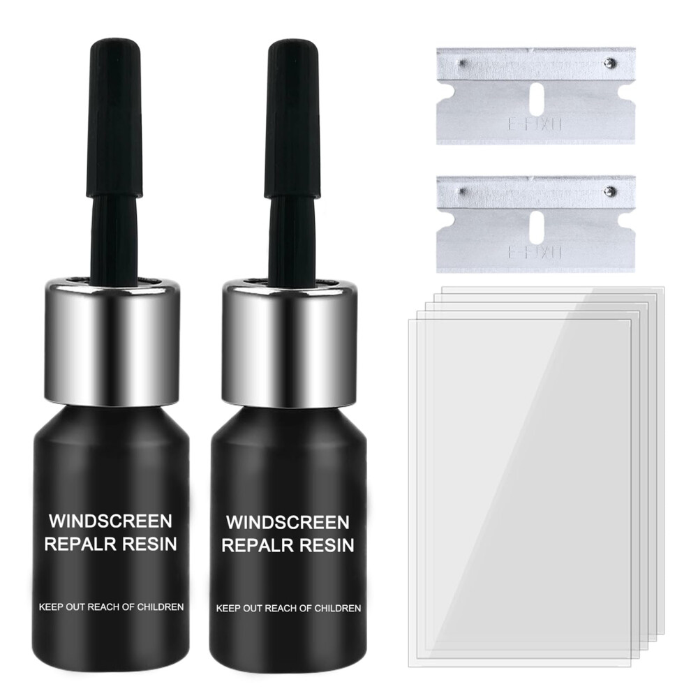 Windscreen Repair Kit Tool, Car Glass Repair Liquid, Car Glass Windscreen Repair Kit For Cracks, Scratches, Stars Refï¼Zco 6276012039596