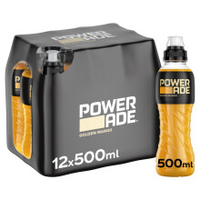 Powerade Golden Mango Sports Drink 500ml (Pack of 12)