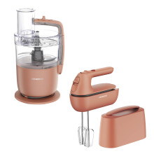 Go Food Processor & Hand Mixer Storm Clay Red