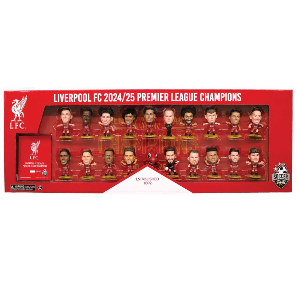Liverpool Fc Soccerstarz 24-25 Premier League Champions Team Pack