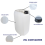 (2 x 25L) 25L HDPE Water Can Heavy Duty Stackable DIN 61 Cap 4