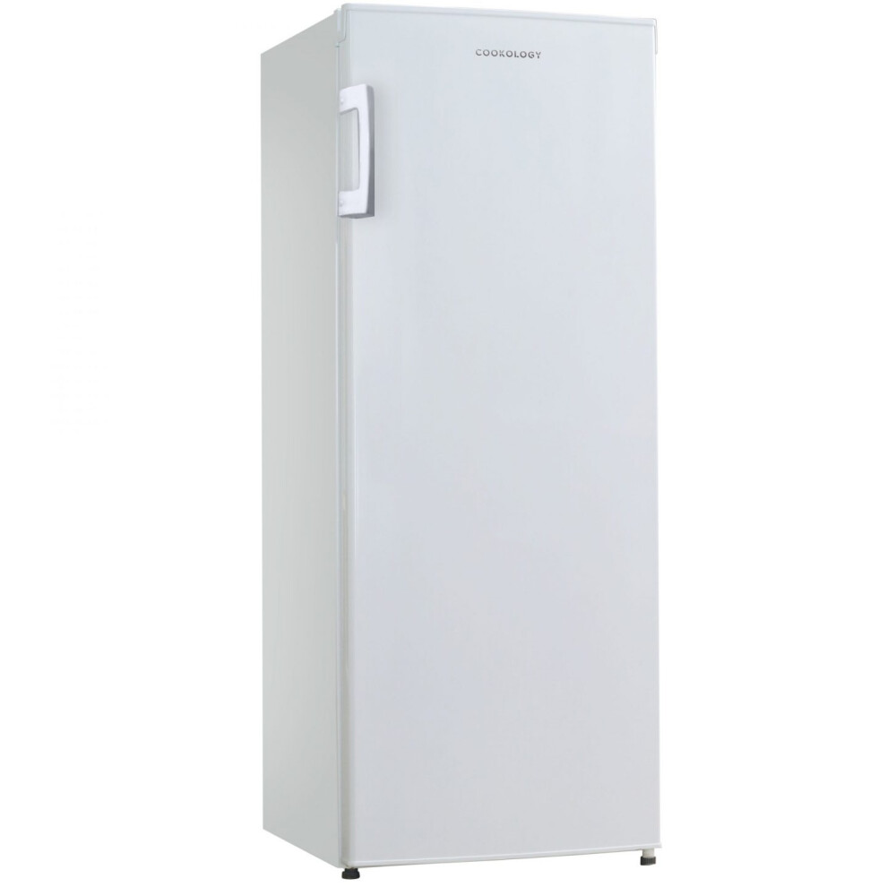 Cookology 160L Tall Freestanding Upright Freezer in White – 5 Drawers, Reversible Door, 142cm Height
