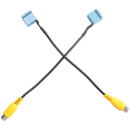 2PCs Car Rearview Camera Video Reverse Convert Cable for-MIB Golf RCD3 2