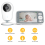 Câmera de vídeo para monitor de bebê de 4 polegadas com zoom digital de 3x e áudio bidirecional automático 1