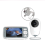 Câmera de vídeo para monitor de bebê de 4 polegadas com zoom digital de 3x e áudio bidirecional automático 7
