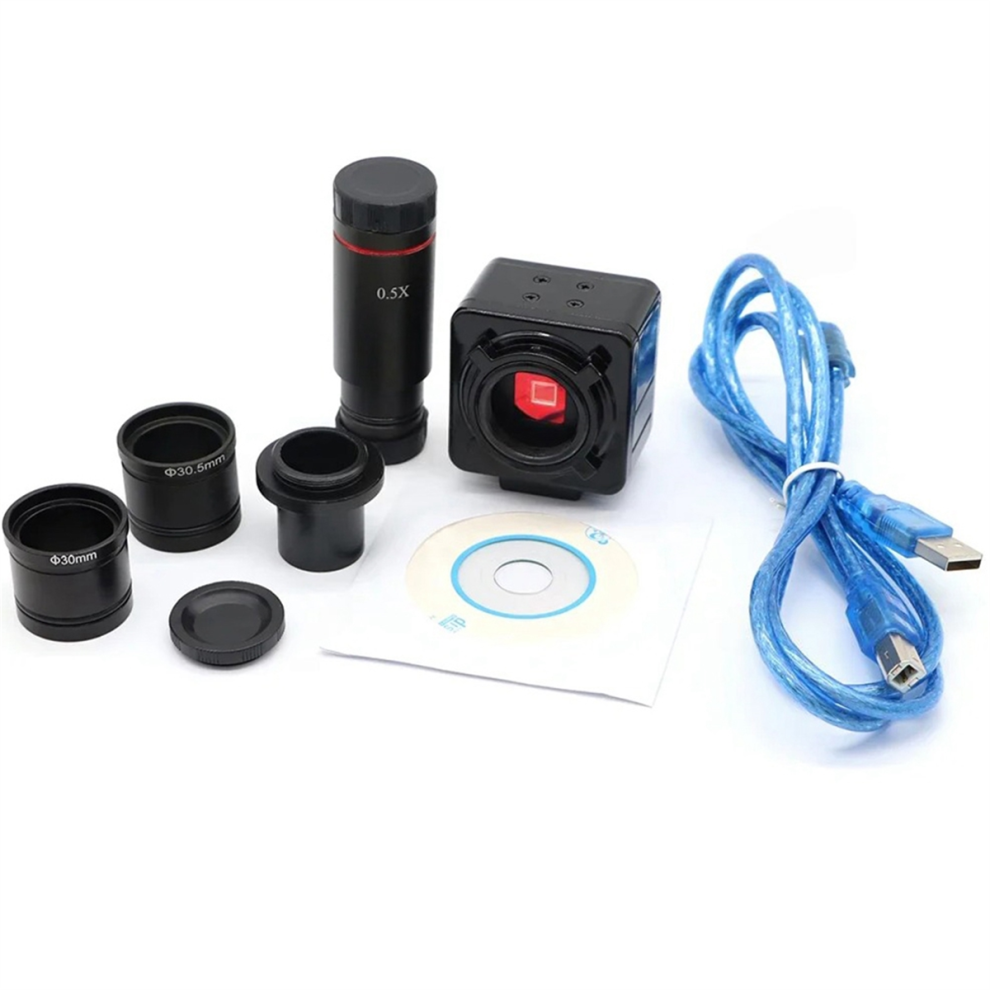 5MP C-Mount Microscope Industrial Digital Camera USB 2.0 0.5X Eyepiece-image-OPC-PJ5F7Y6-NEW