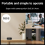 5MP Mini WIFI Kamera HD Eingebaute Batterie Menschliches Tracking IP Remote Moni 6