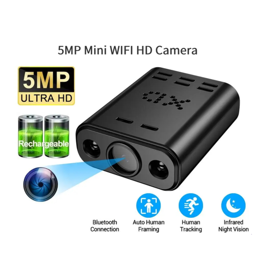 5MP Mini WIFI Kamera HD Eingebaute Batterie Menschliches Tracking IP Remote Moni 2