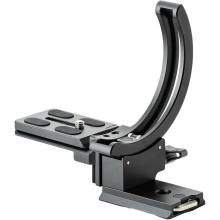 Suporte vertical para câmera, anel de montagem de lente para tripé, colar giratório 1/4