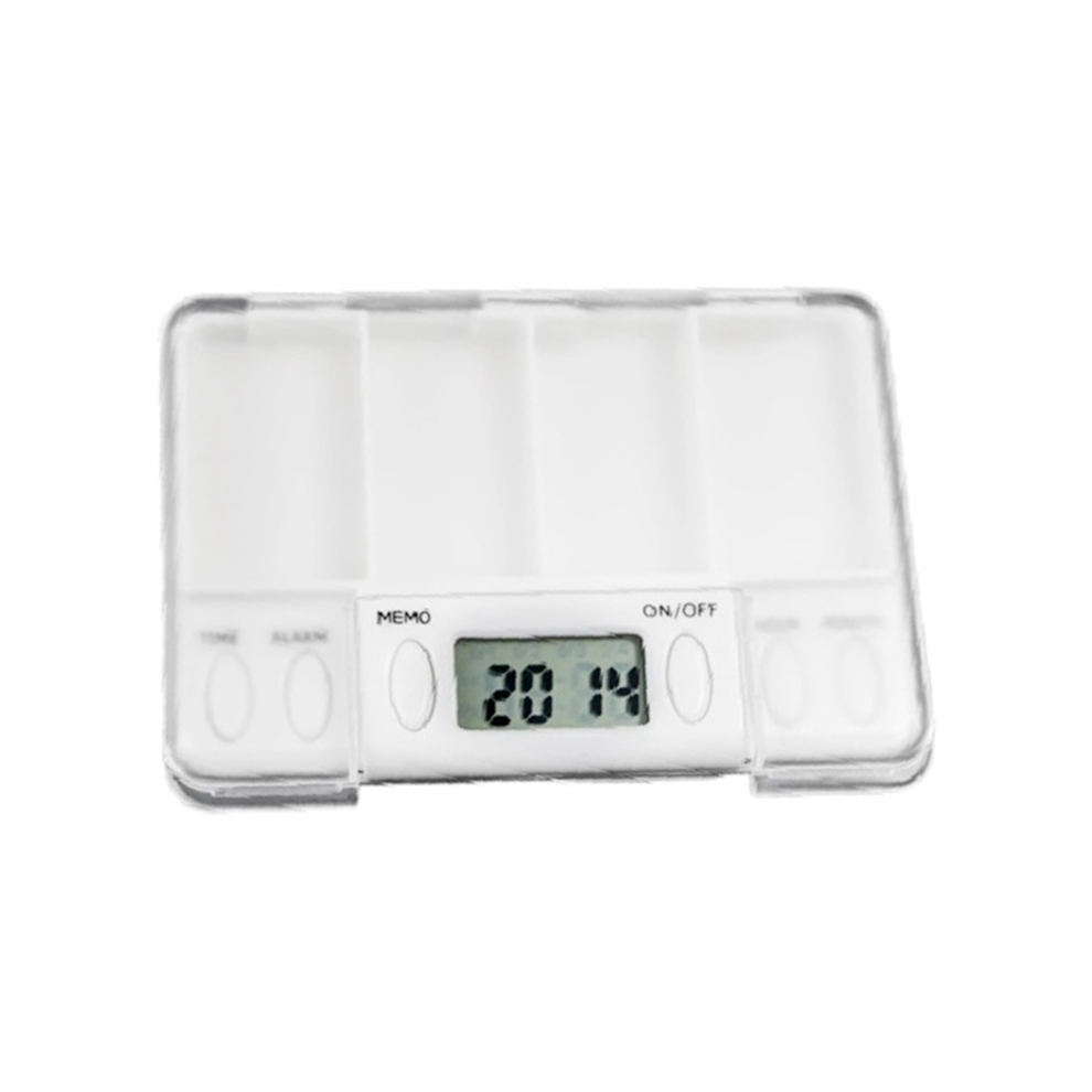 Torribaly Pill Dispenser Container Alarm Clock Taking Medicine Reminder Smart Pe
