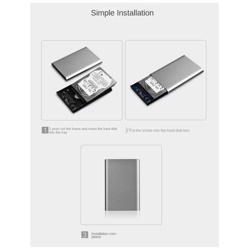 2.5 Inches SATA3 to USB3. 1 SSD Solid Mechanical Notebook Hard Drive B 2