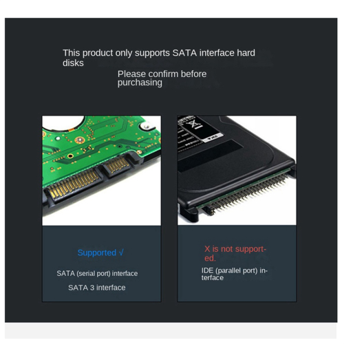 2.5 Inches SATA3 to USB3. 1 SSD Solid Mechanical Notebook Hard Drive B 1