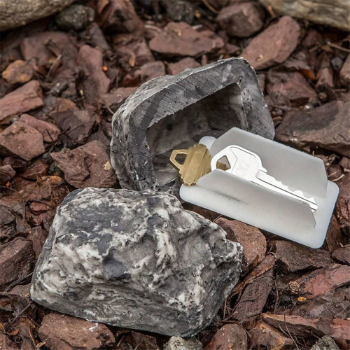 Hide-A-Spare-Key Fake-Rock - Αποθήκευση κλειδιών από ρητίνη με προσομοίωση εμφάνισης 2